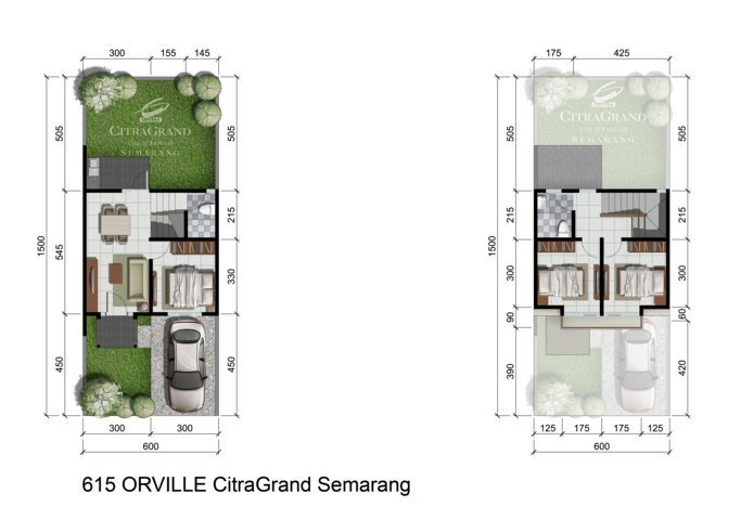 Perumahan Mewah di Semarang | Rumah dijual di cluster Greenstone Tipe Orville Citragrand Semarang