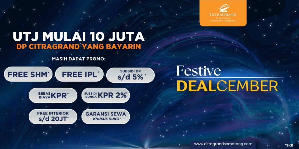 Festive Dealcember! UTJ Mulai 10 Juta!