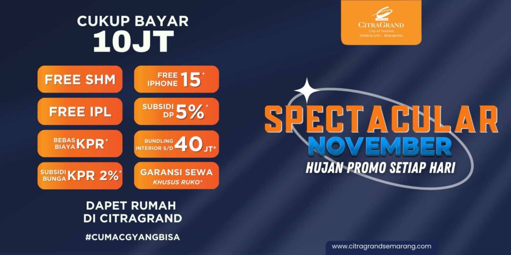 Spectacular November! Hujan Promo Setiap Hari!  #CumaCGYangBisa