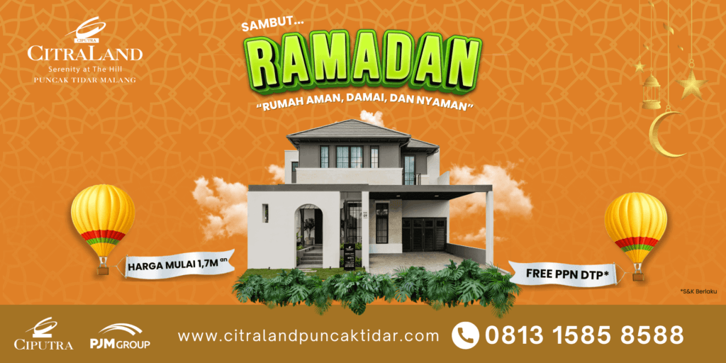 Sambut Ramadan! Rumah Aman, Damai dan Nyaman!